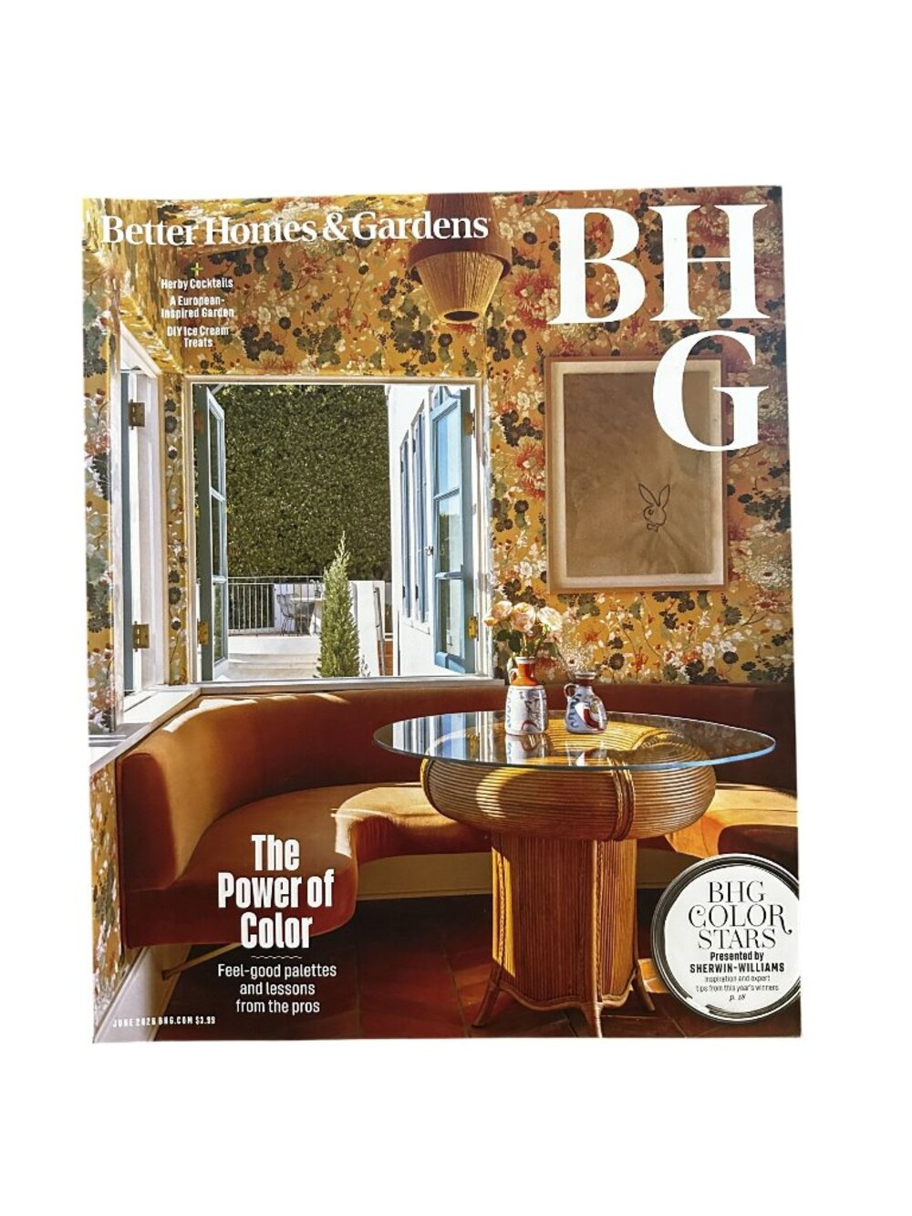 Better Homes Gardens Magazine BHG June 2026 The Power of Color Feel-Good Palette